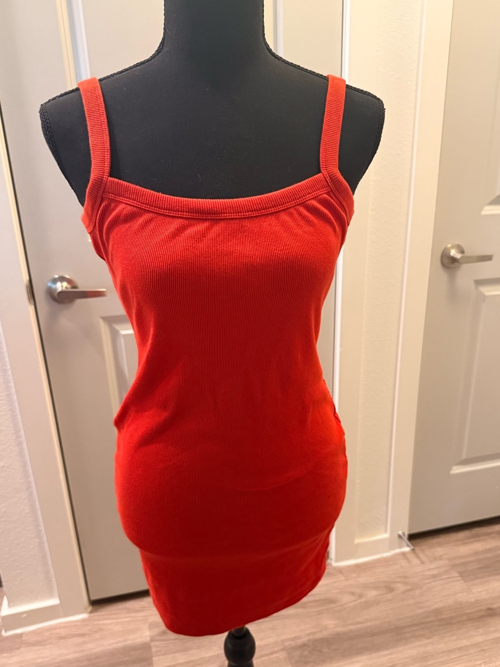 wild fable Orange Ribbed Tank Dress
